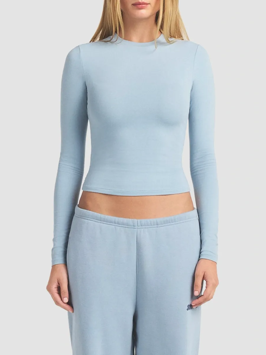 Skims Women's Long Sleeve T-Shirt | Thumbnail 4 Skims Women's Long Sleeve T-Shirt | Thumbnail 4