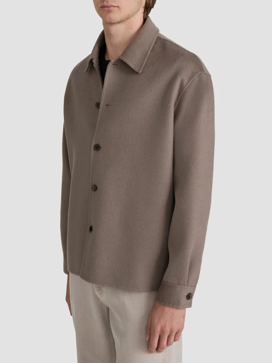 Frame Men's Double-Pocket Wool Overshirt | Thumbnail 6 Frame Men's Double-Pocket Wool Overshirt | Thumbnail 6
