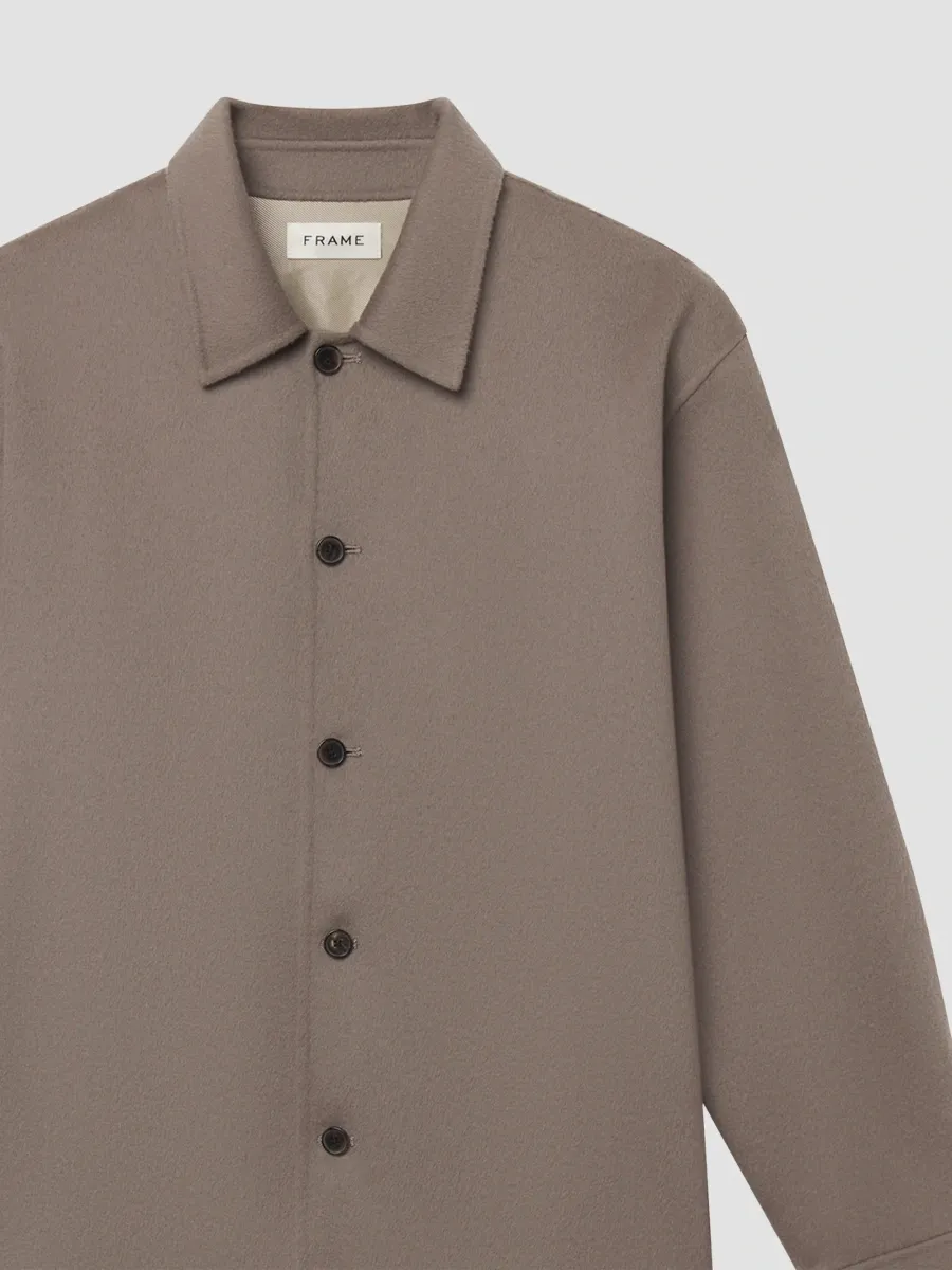 Frame Men's Double-Pocket Wool Overshirt | Thumbnail 7 Frame Men's Double-Pocket Wool Overshirt | Thumbnail 7