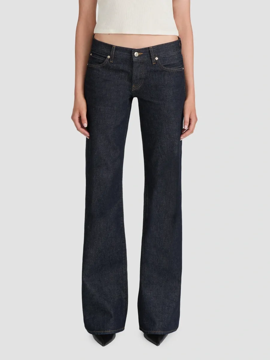 Frame Women's The Gray Low-Rise Flared-Leg Jeans | Thumbnail 4
