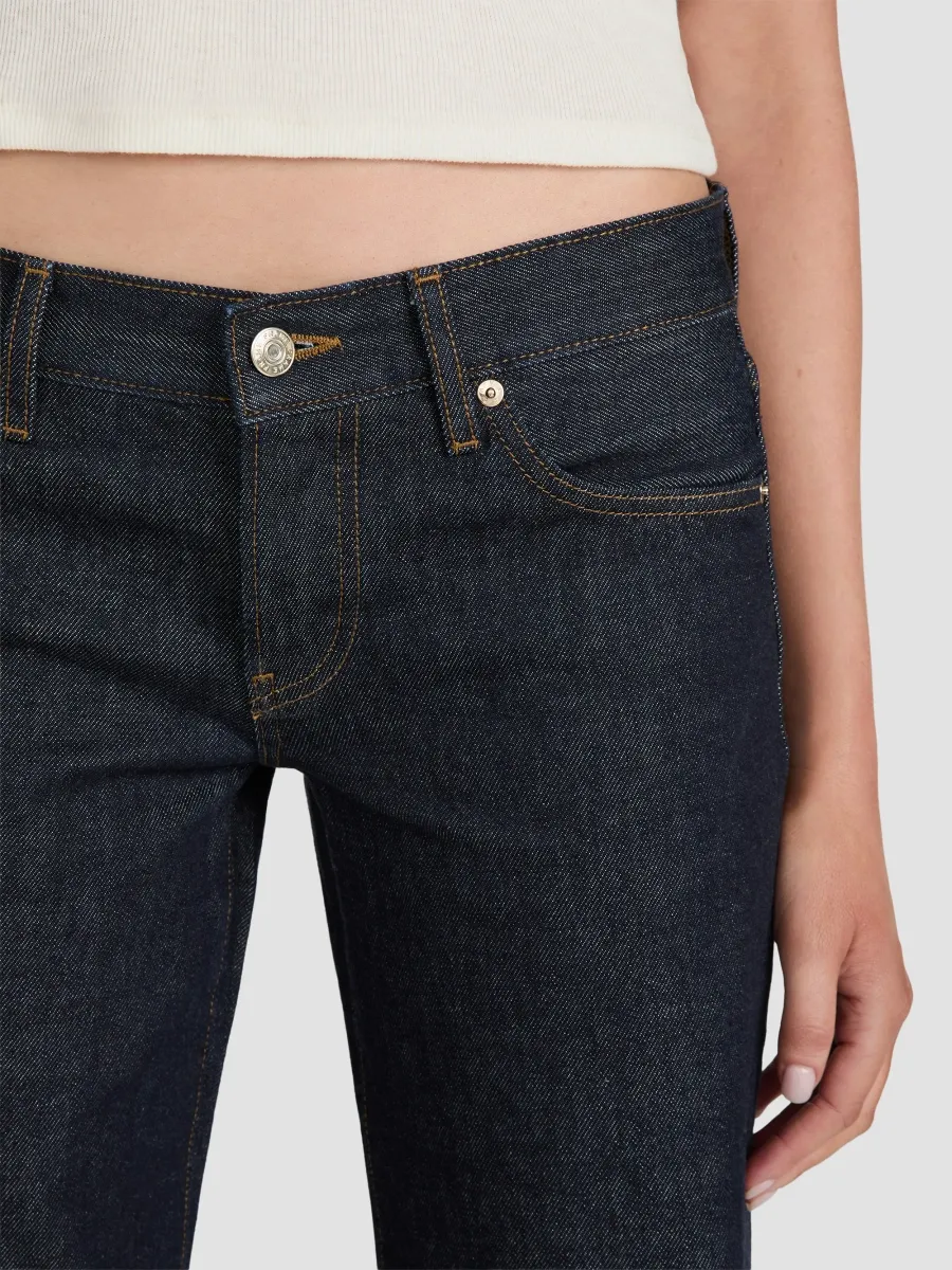 Frame Women's The Gray Low-Rise Flared-Leg Jeans | Thumbnail 5