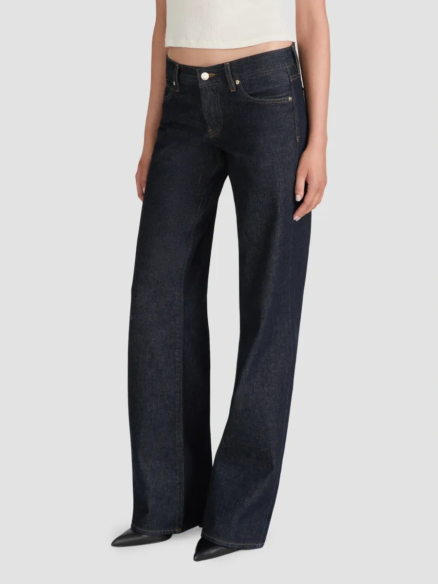 Frame Women's The Gray Low-Rise Flared-Leg Jeans | Thumbnail 6