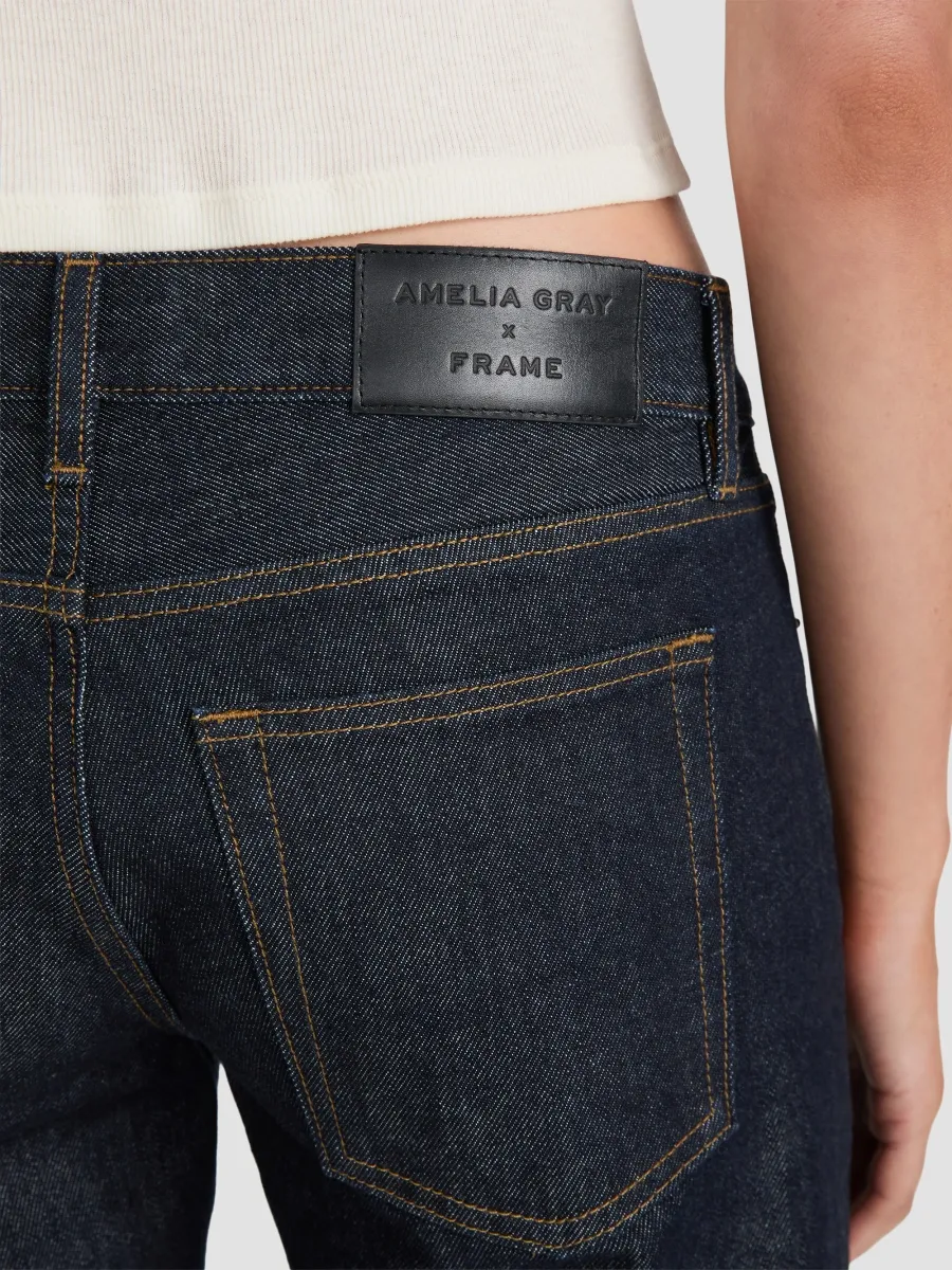 Frame Women's The Gray Low-Rise Flared-Leg Jeans | Thumbnail 7