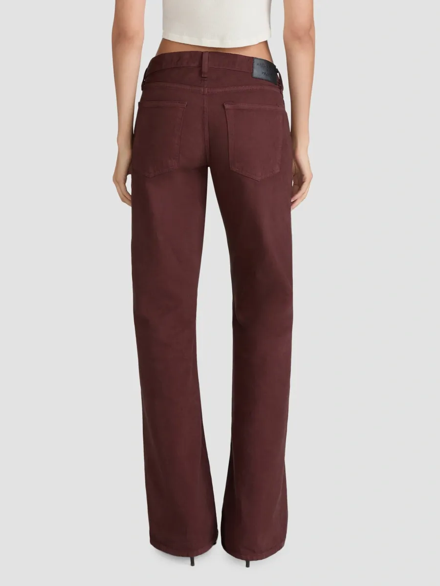 Frame Women's The Pixie Gray Low-Rise Wide-Leg Jeans | Thumbnail 3 Frame Women's The Pixie Gray Low-Rise Wide-Leg Jeans | Thumbnail 3