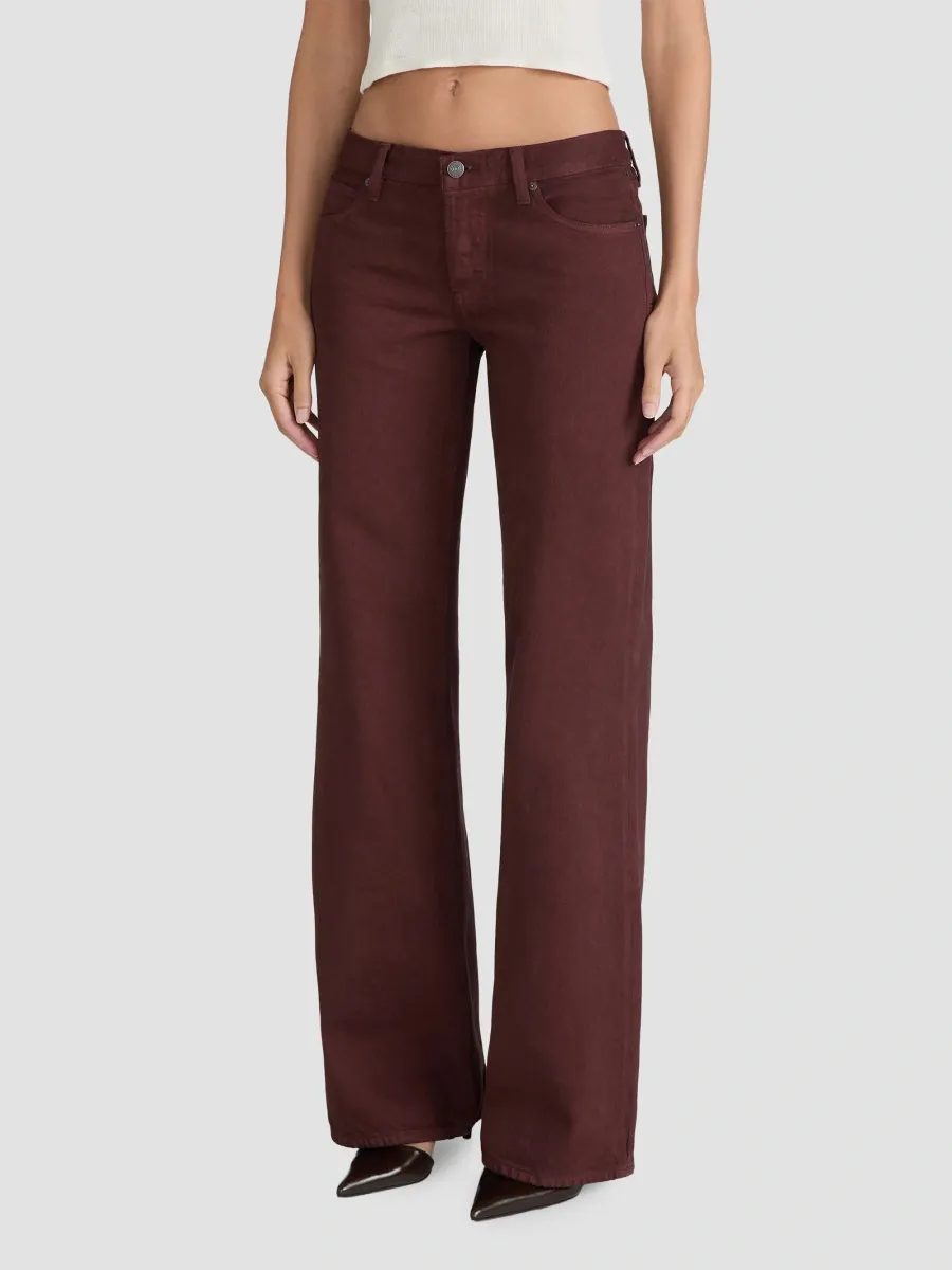 Frame Women's The Pixie Gray Low-Rise Wide-Leg Jeans | Thumbnail 7 Frame Women's The Pixie Gray Low-Rise Wide-Leg Jeans | Thumbnail 7