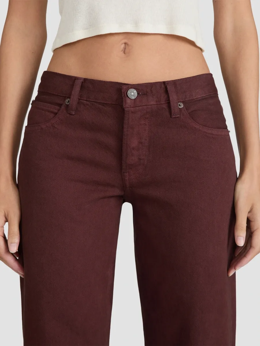 Frame Women's The Gray Low-Rise Wide-Leg Jeans | Thumbnail 5