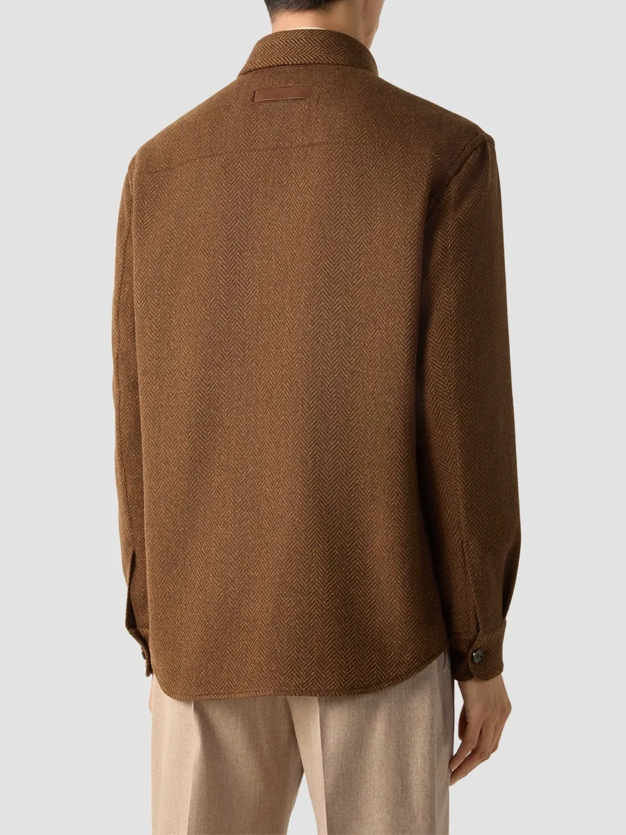 Zegna Men's Oasi Cashmere Overshirt | Thumbnail 3 Zegna Men's Oasi Cashmere Overshirt | Thumbnail 3