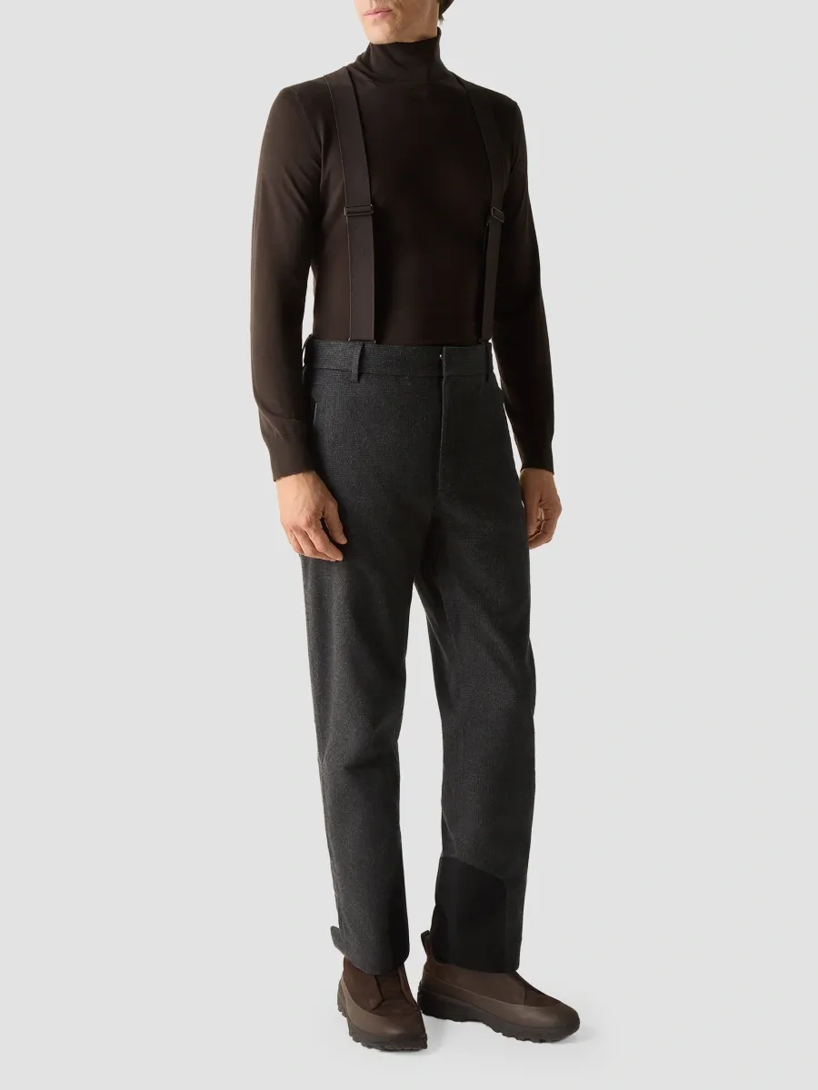Zegna Men's Dark Grey Oasi Cashmere Ski Pants | Thumbnail 3
