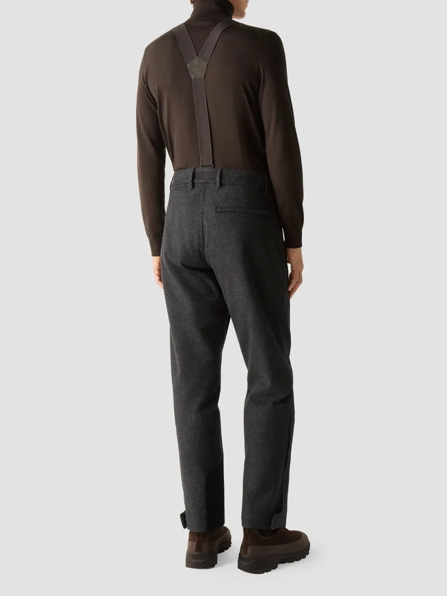 Zegna Men's Dark Grey Oasi Cashmere Ski Pants | Thumbnail 5
