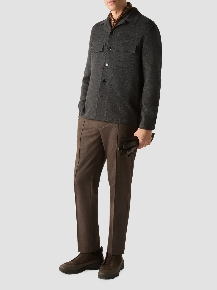 Zegna Men's Oasi Cashmere Overshirt | Thumbnail 6 Zegna Men's Oasi Cashmere Overshirt | Thumbnail 6