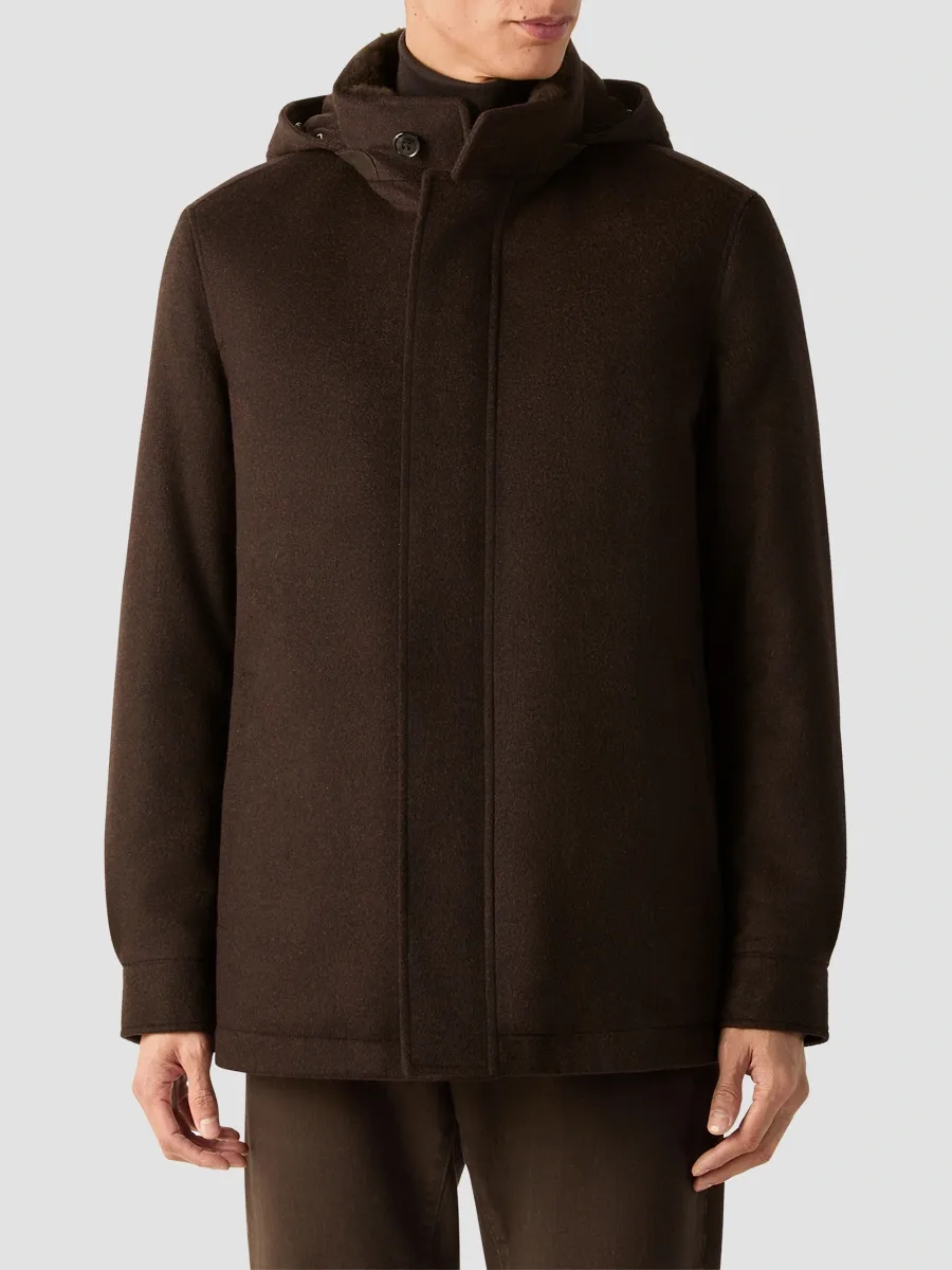 Zegna Men's Oasi Cashmere Elements Car Coat | Thumbnail 3 Zegna Men's Oasi Cashmere Elements Car Coat | Thumbnail 3