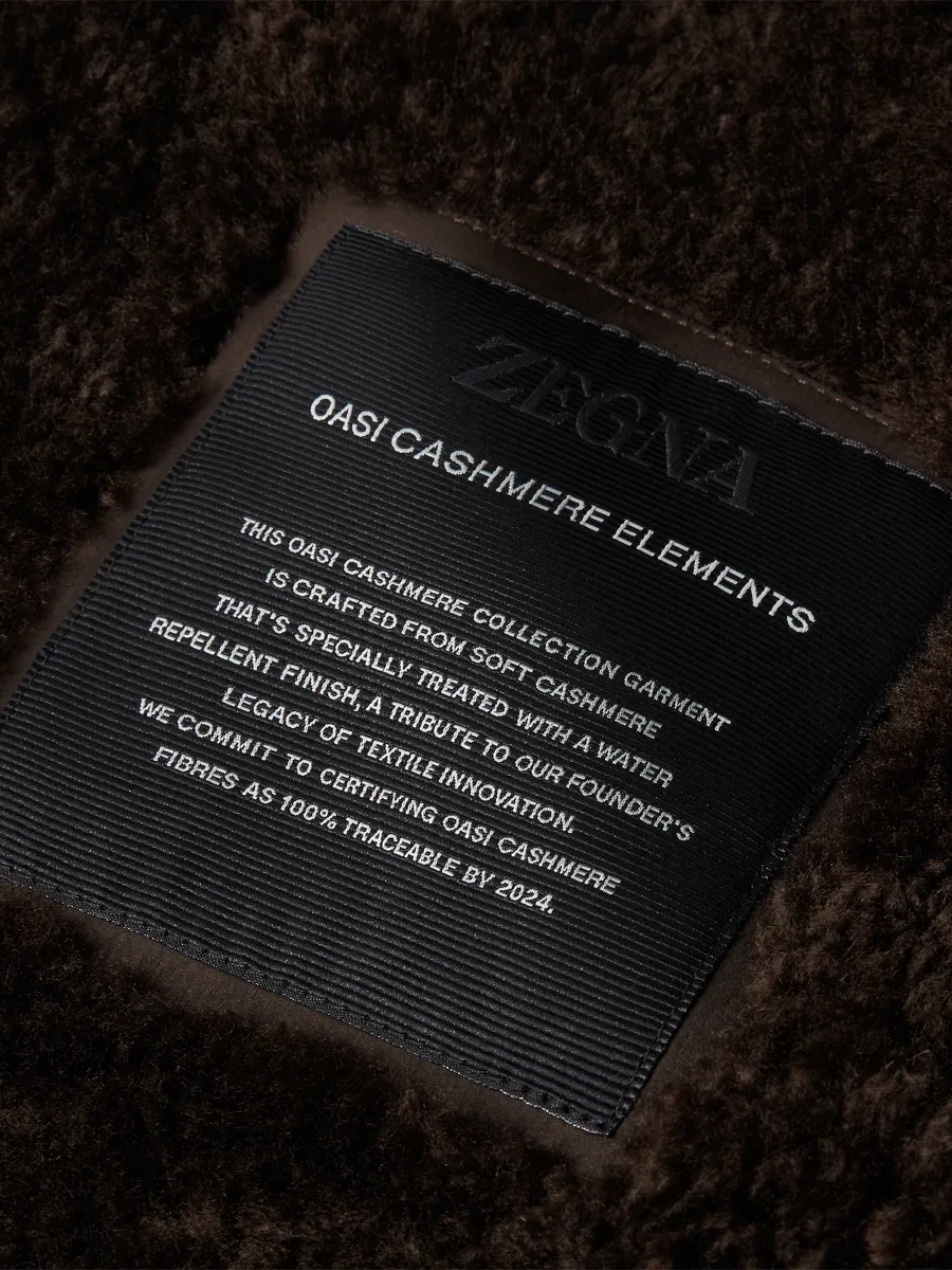 Zegna Men's Oasi Cashmere Elements Car Coat | Thumbnail 5 Zegna Men's Oasi Cashmere Elements Car Coat | Thumbnail 5
