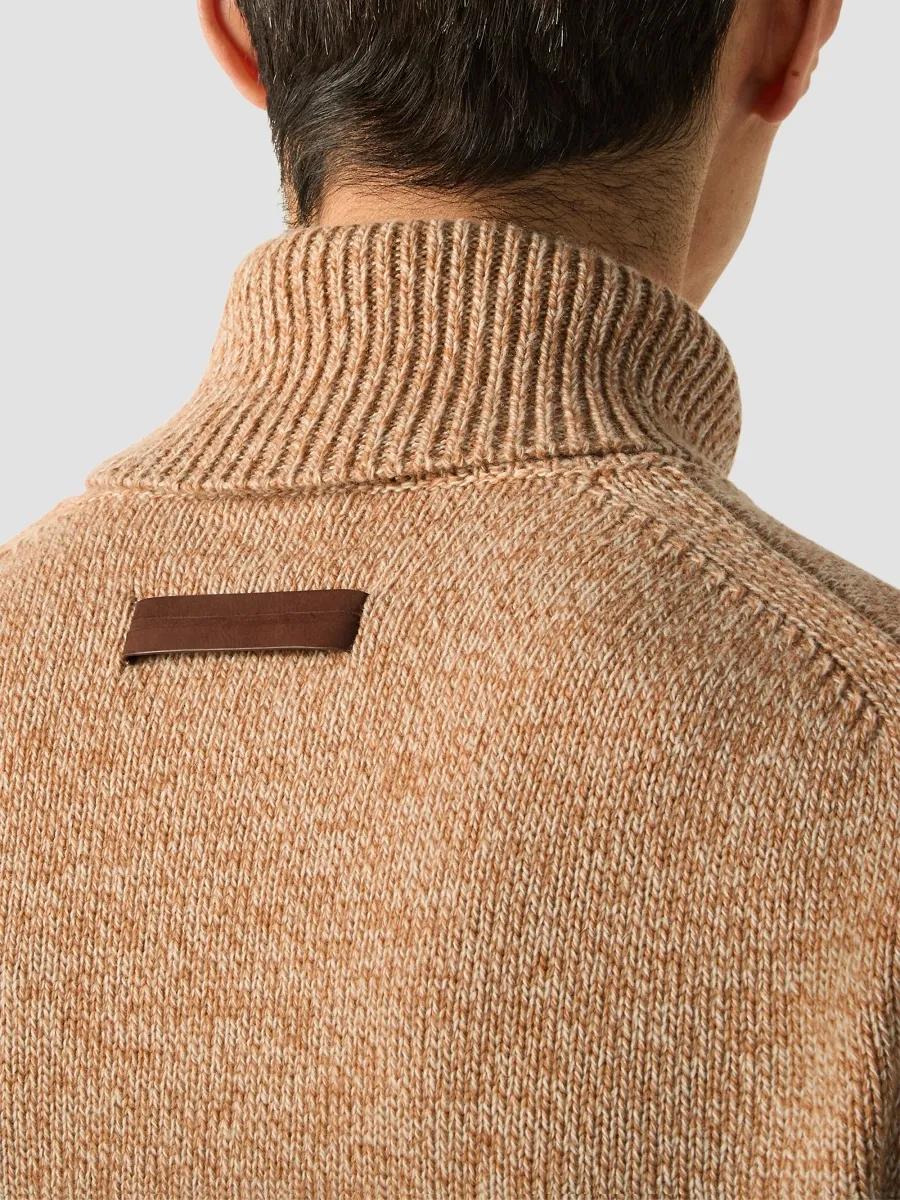Zegna Men's Oasi Cashmere Turtleneck Sweater | Thumbnail 5 Zegna Men's Oasi Cashmere Turtleneck Sweater | Thumbnail 5