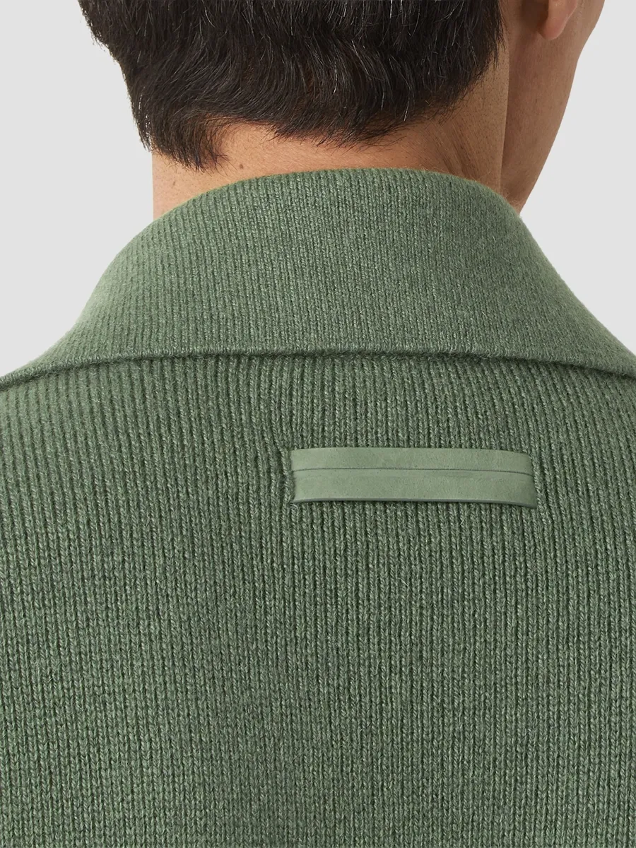 Zegna Men's Oasi Cashmere Polo Shirt | Thumbnail 4