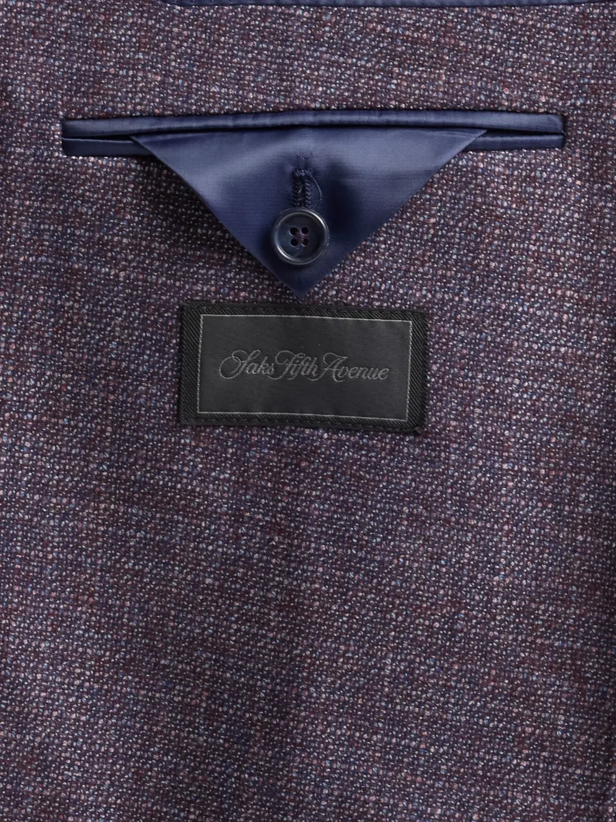 Saks Fifth Avenue Men's COLLECTION Woven Wool Sport Coat | Thumbnail 6 Saks Fifth Avenue Men's COLLECTION Woven Wool Sport Coat | Thumbnail 6