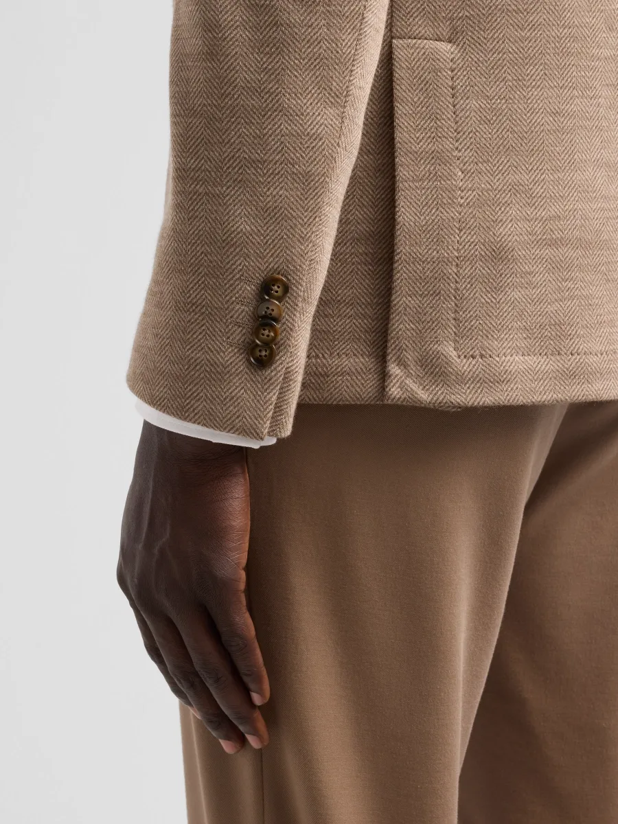 Saks Fifth Avenue Men's COLLECTION Herringbone Wool-Blend Sport Coat | Thumbnail 8 Saks Fifth Avenue Men's COLLECTION Herringbone Wool-Blend Sport Coat | Thumbnail 8