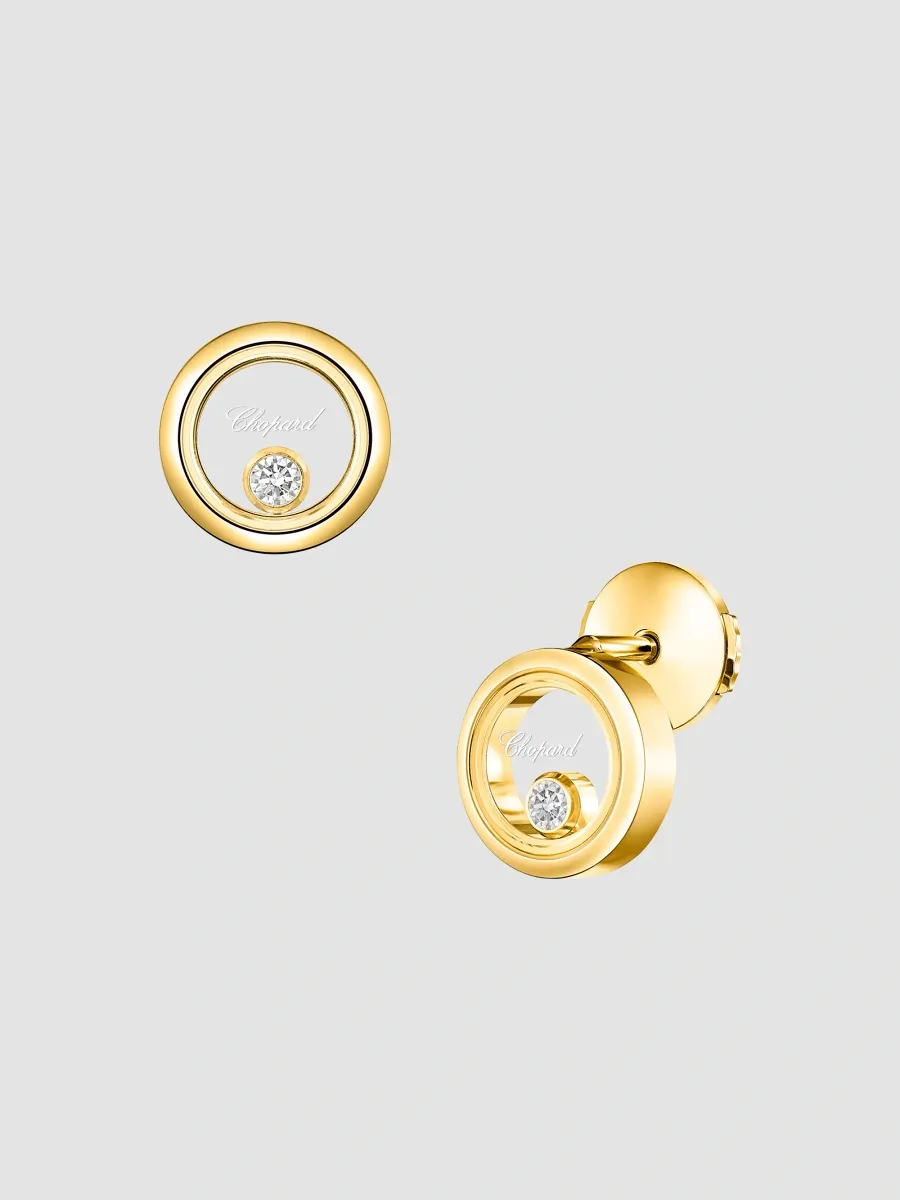 Chopard Women's Happy Diamonds Small Icons 18K Rose Gold & 0.1 TCW Diamond Stud Earrings | Thumbnail 2 Chopard Women's Happy Diamonds Small Icons 18K Rose Gold & 0.1 TCW Diamond Stud Earrings | Thumbnail 2