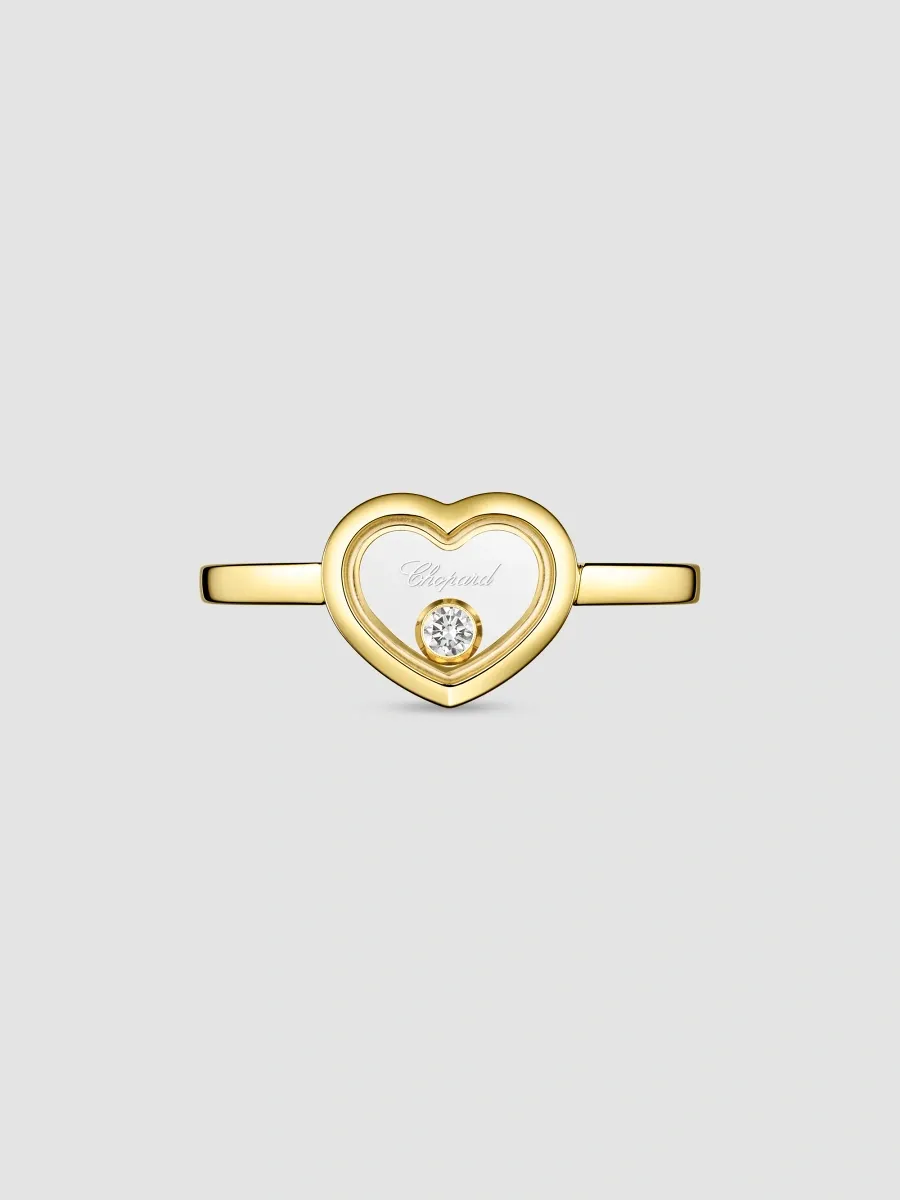 Chopard Women's Happy Diamonds Icons 18K Yellow Gold & 0.05 TCW Diamond Heart Ring | Thumbnail 2 Chopard Women's Happy Diamonds Icons 18K Yellow Gold & 0.05 TCW Diamond Heart Ring | Thumbnail 2