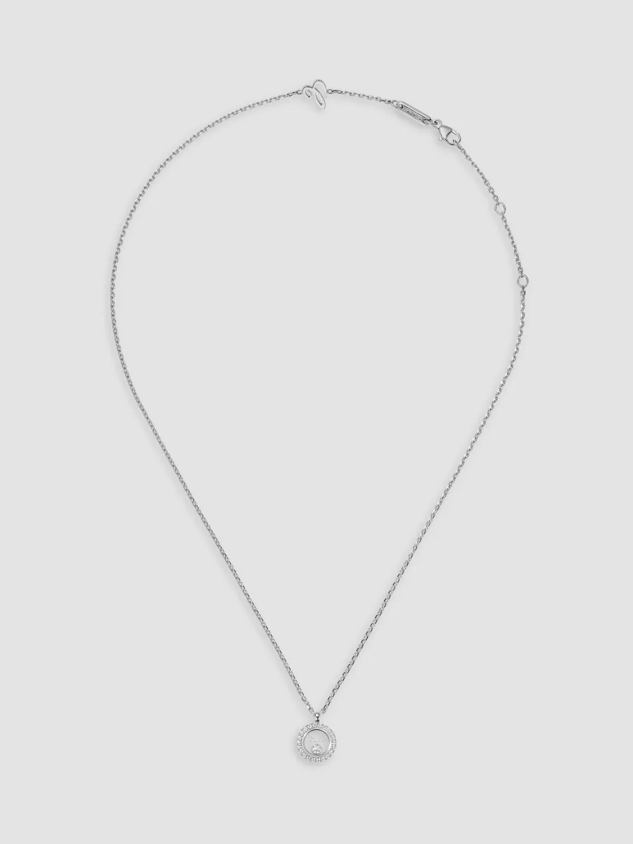 Chopard Women's Happy Diamonds Icons 18K White Gold & 0.16 TCW Diamond Pendant Necklace | Thumbnail 2 Chopard Women's Happy Diamonds Icons 18K White Gold & 0.16 TCW Diamond Pendant Necklace | Thumbnail 2
