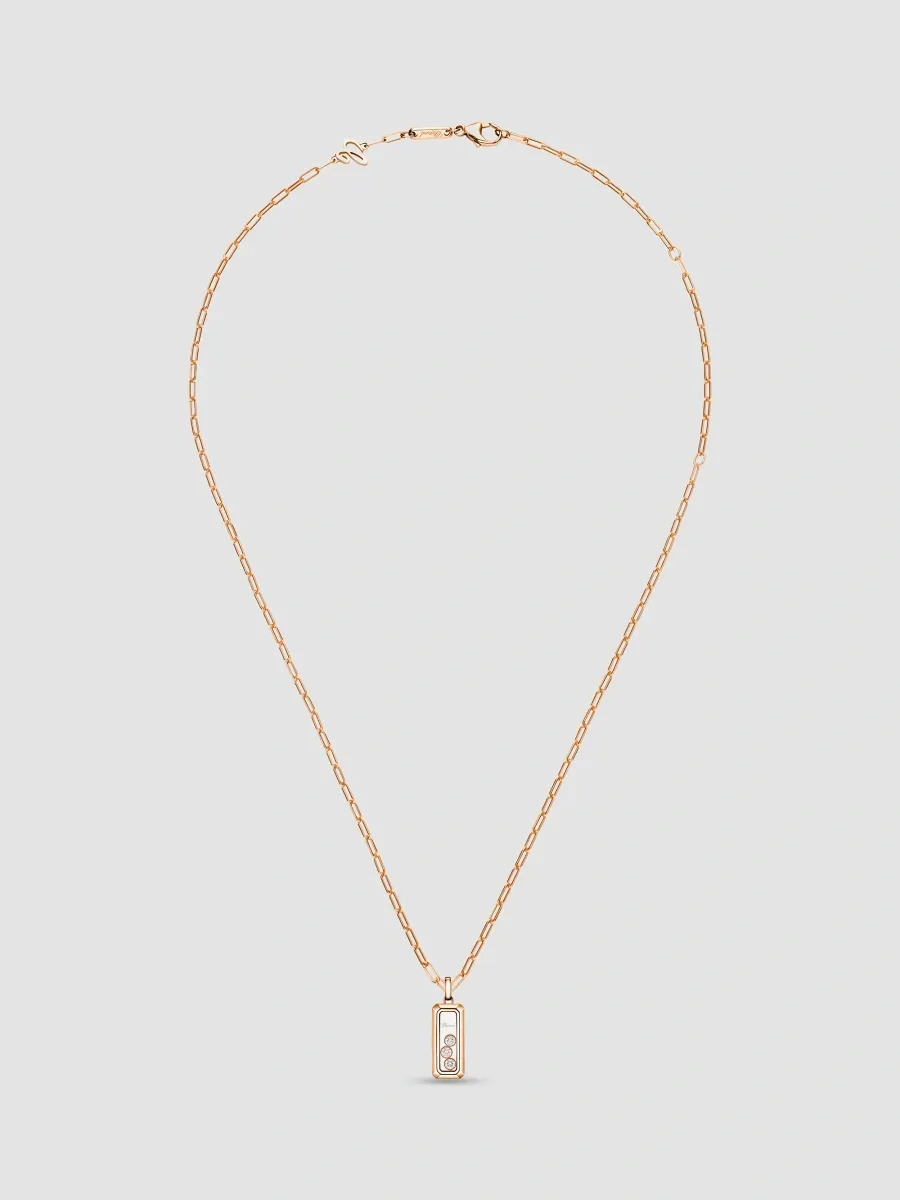 Chopard Women's Happy Diamonds Small Icons 18K Rose Gold & 0.15 TCW Diamond Pendant Necklace | Thumbnail 2 Chopard Women's Happy Diamonds Small Icons 18K Rose Gold & 0.15 TCW Diamond Pendant Necklace | Thumbnail 2