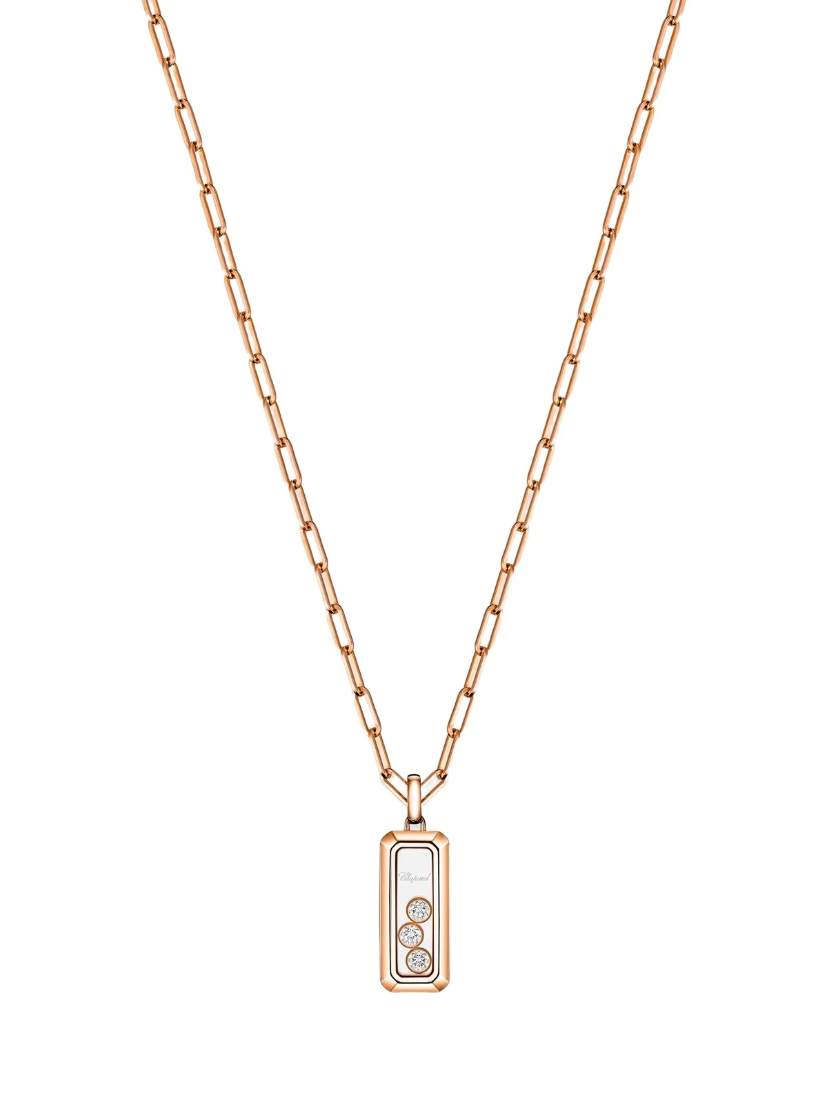 Women's Happy Diamonds Small Icons 18K Rose Gold & 0.15 TCW Diamond Pendant Necklace