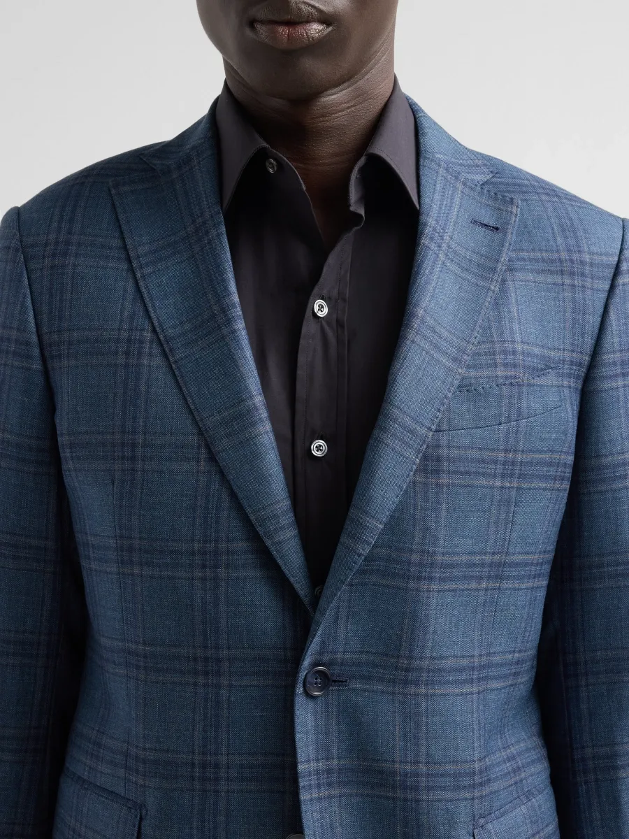 Saks Fifth Avenue Men's COLLECTION Windowpane Plaid Wool Sport Coat | Thumbnail 5 Saks Fifth Avenue Men's COLLECTION Windowpane Plaid Wool Sport Coat | Thumbnail 5