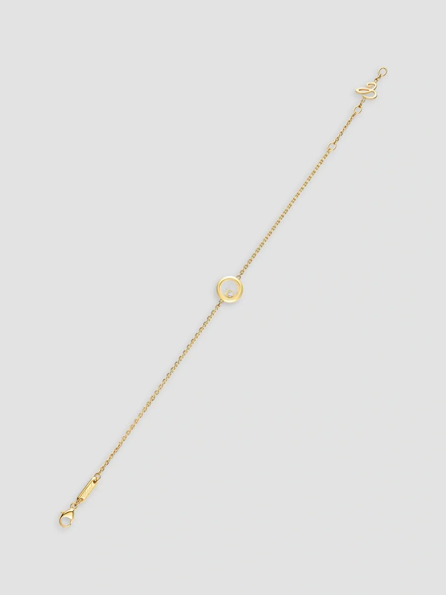 Chopard Women's Happy Diamonds Icons 18K Yellow Gold & 0.05 TCW Diamond Chain Bracelet | Thumbnail 2