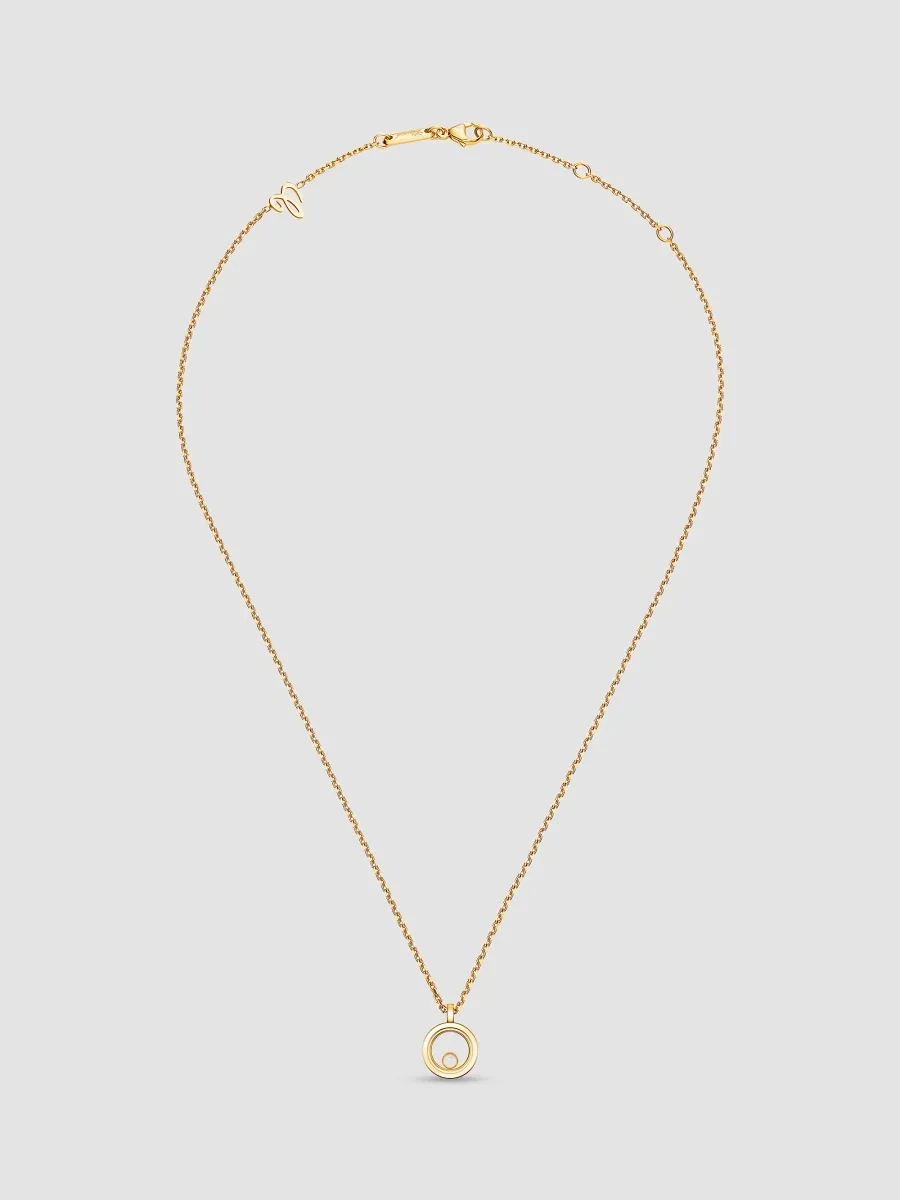 Chopard Women's Happy Diamonds 18K Yellow Gold & 0.05 TCW Diamond Pendant Necklace | Thumbnail 2 Chopard Women's Happy Diamonds 18K Yellow Gold & 0.05 TCW Diamond Pendant Necklace | Thumbnail 2