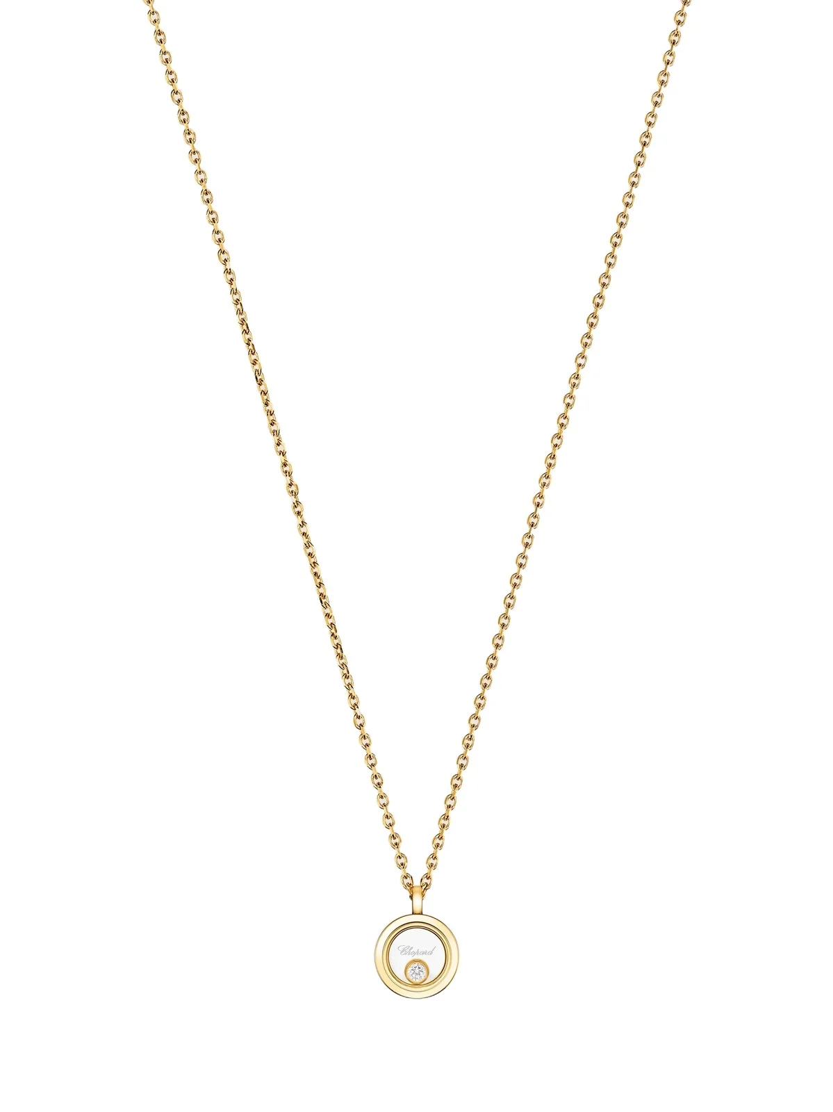 Women's Happy Diamonds 18K Yellow Gold & 0.05 TCW Diamond Pendant Necklace Women's Happy Diamonds 18K Yellow Gold & 0.05 TCW Diamond Pendant Necklace