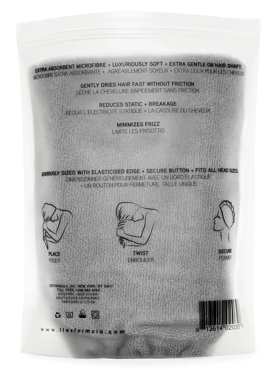 Iles Formula Women's Microfiber Turban Towel | Thumbnail 2 Iles Formula Women's Microfiber Turban Towel | Thumbnail 2