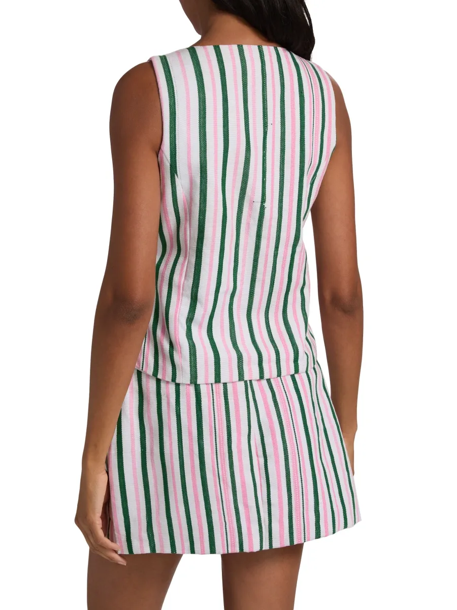 Busayo Women's Dosun Striped Double-Tie Top | Thumbnail 5 Busayo Women's Dosun Striped Double-Tie Top | Thumbnail 5