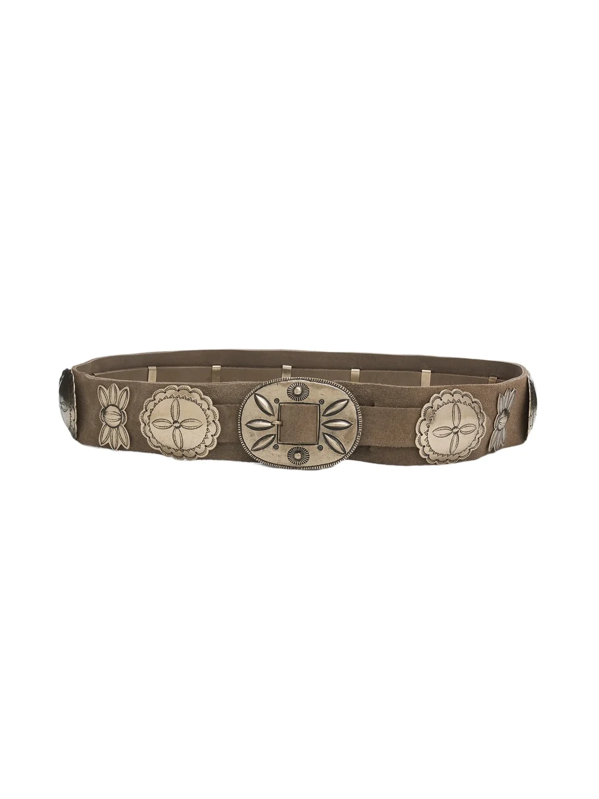 Women's Concho Leather Belt