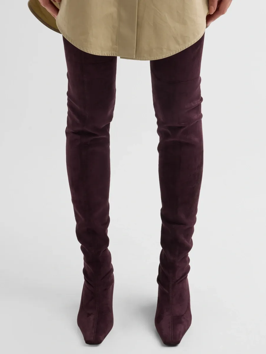 Proenza Schouler Women's Trap 60MM Over The Knee Boots | Thumbnail 2 Proenza Schouler Women's Trap 60MM Over The Knee Boots | Thumbnail 2