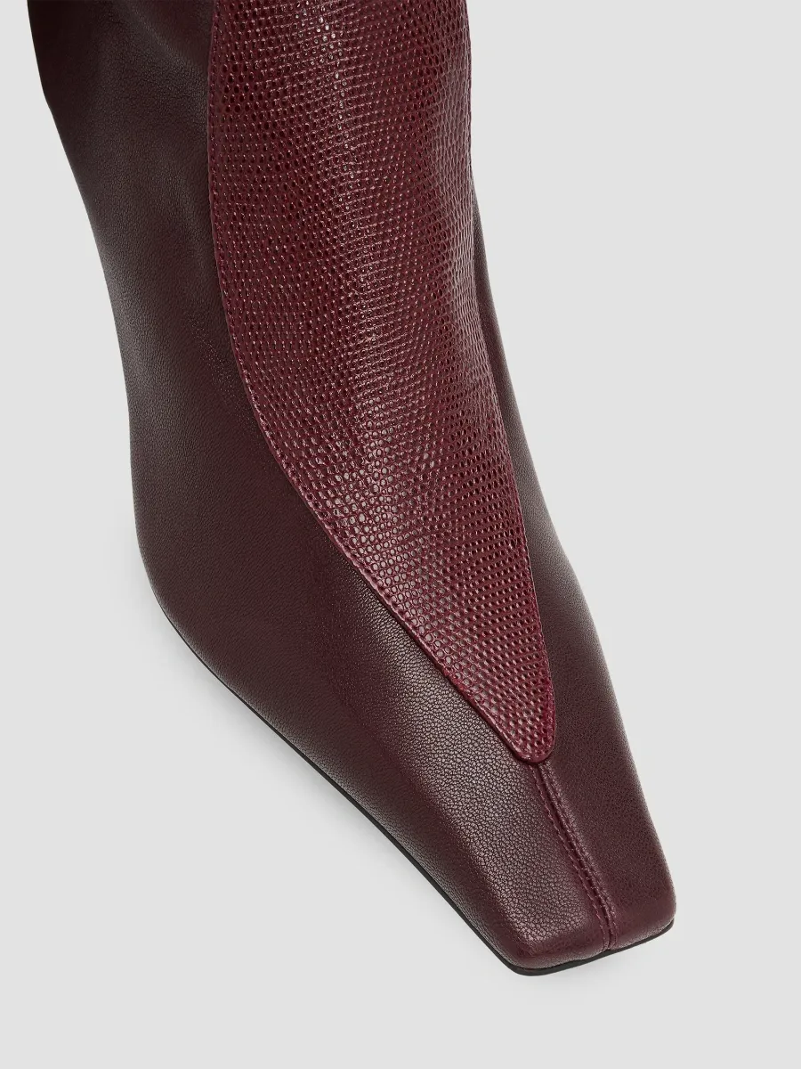 Proenza Schouler Women's Trap Stretch 60MM Lizard-Embossed Leather Ankle Boots | Thumbnail 5 Proenza Schouler Women's Trap Stretch 60MM Lizard-Embossed Leather Ankle Boots | Thumbnail 5