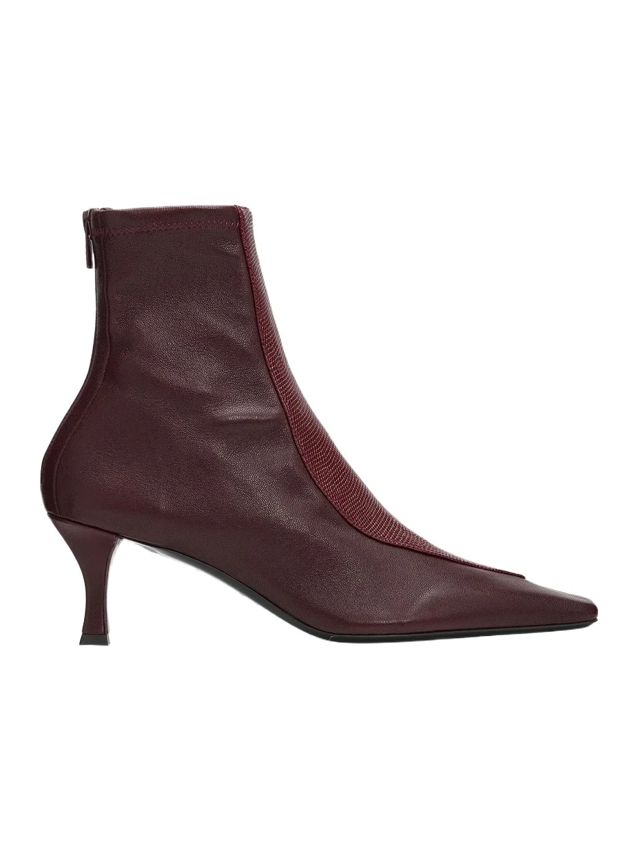 Women's Trap Stretch 60MM Lizard-Embossed Leather Ankle Boots Women's Trap Stretch 60MM Lizard-Embossed Leather Ankle Boots