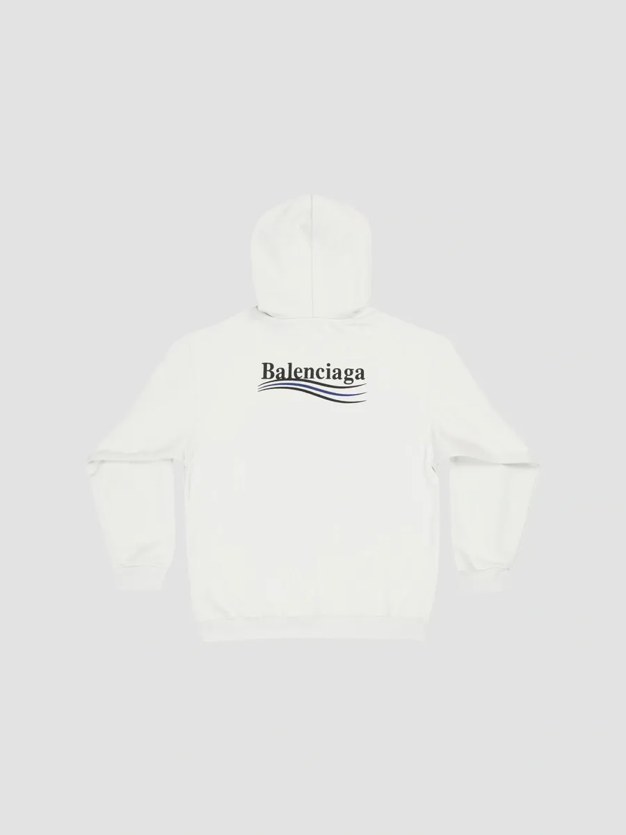 Balenciaga Men's Political Campaign Hoodie Medium Fit | Thumbnail 3 Balenciaga Men's Political Campaign Hoodie Medium Fit | Thumbnail 3