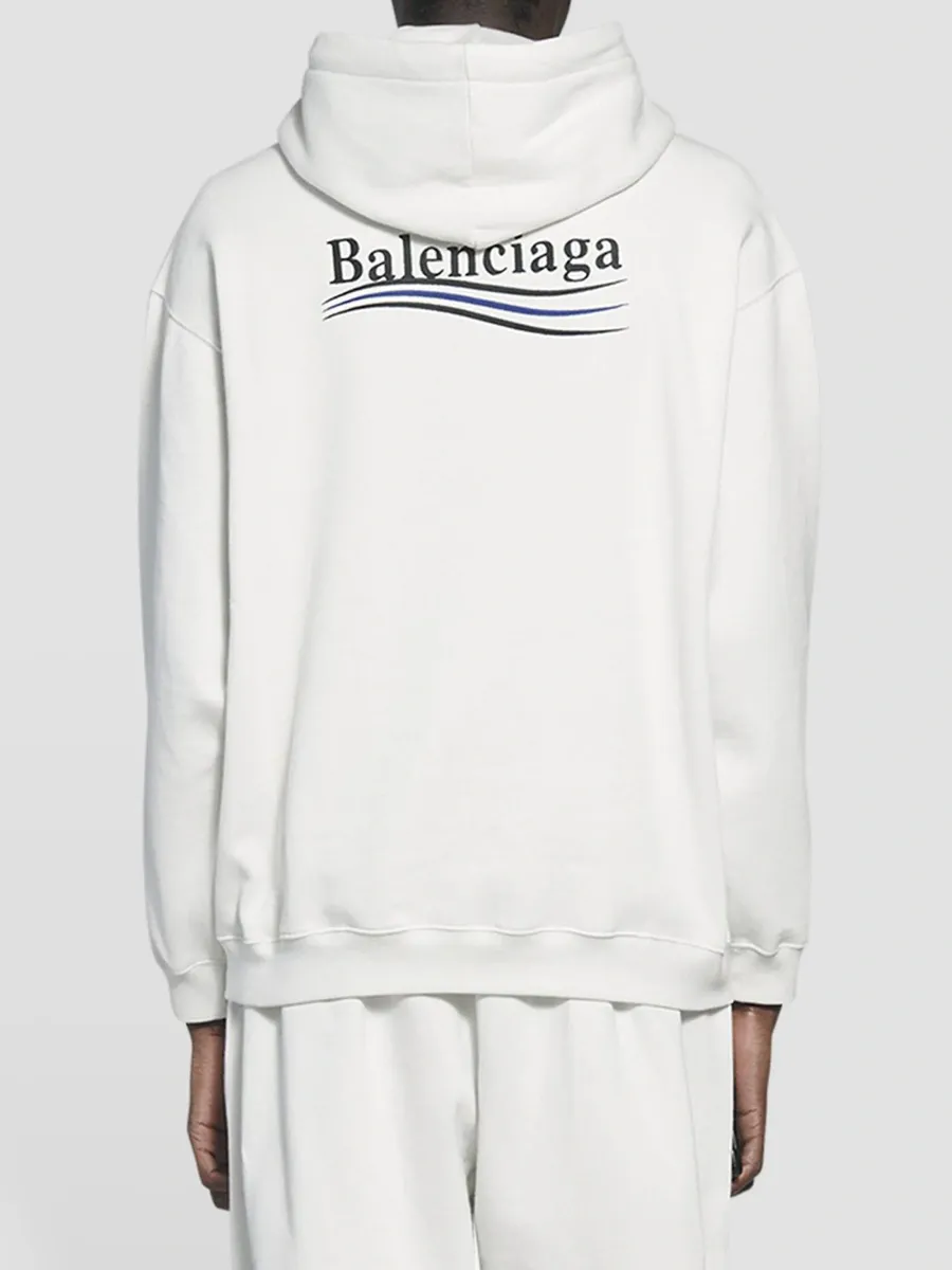 Balenciaga Men's Political Campaign Hoodie Medium Fit | Thumbnail 6 Balenciaga Men's Political Campaign Hoodie Medium Fit | Thumbnail 6
