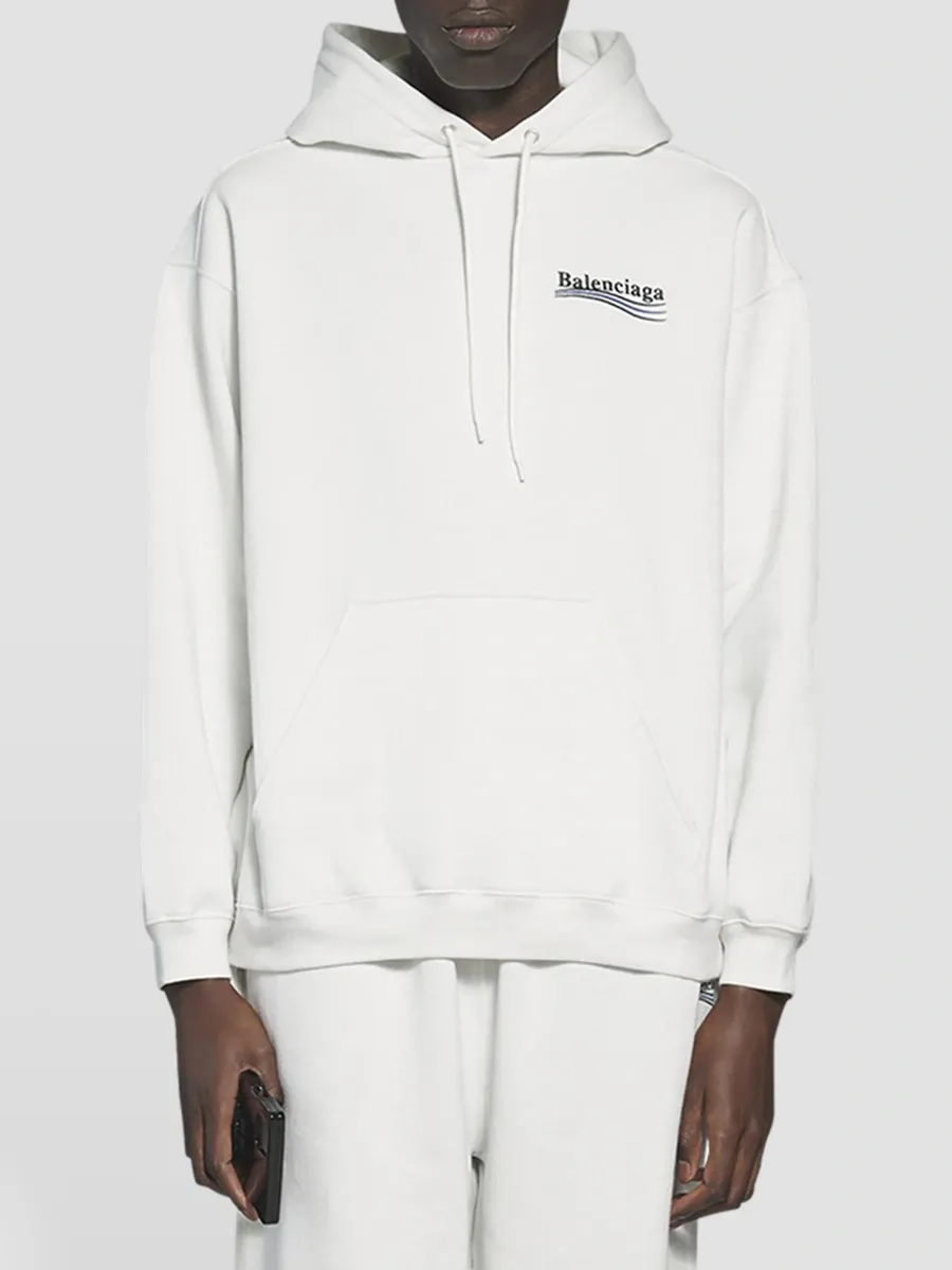 Balenciaga Men's Political Campaign Hoodie Medium Fit | Thumbnail 7 Balenciaga Men's Political Campaign Hoodie Medium Fit | Thumbnail 7