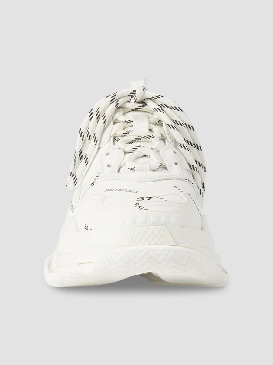 Balenciaga Women's Triple S Sneakers Allover Logo | Thumbnail 2 Balenciaga Women's Triple S Sneakers Allover Logo | Thumbnail 2