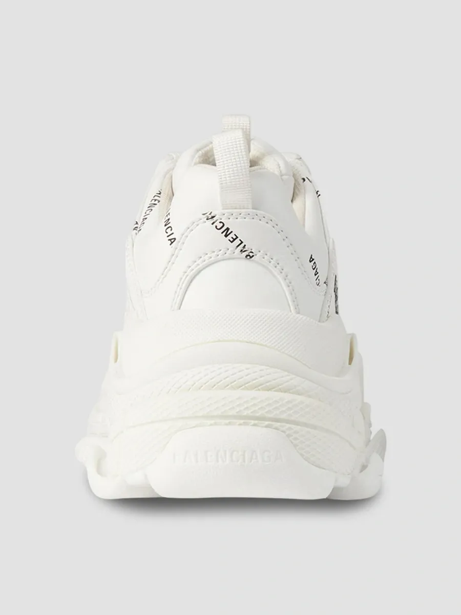 Balenciaga Women's Triple S Sneakers Allover Logo | Thumbnail 4 Balenciaga Women's Triple S Sneakers Allover Logo | Thumbnail 4