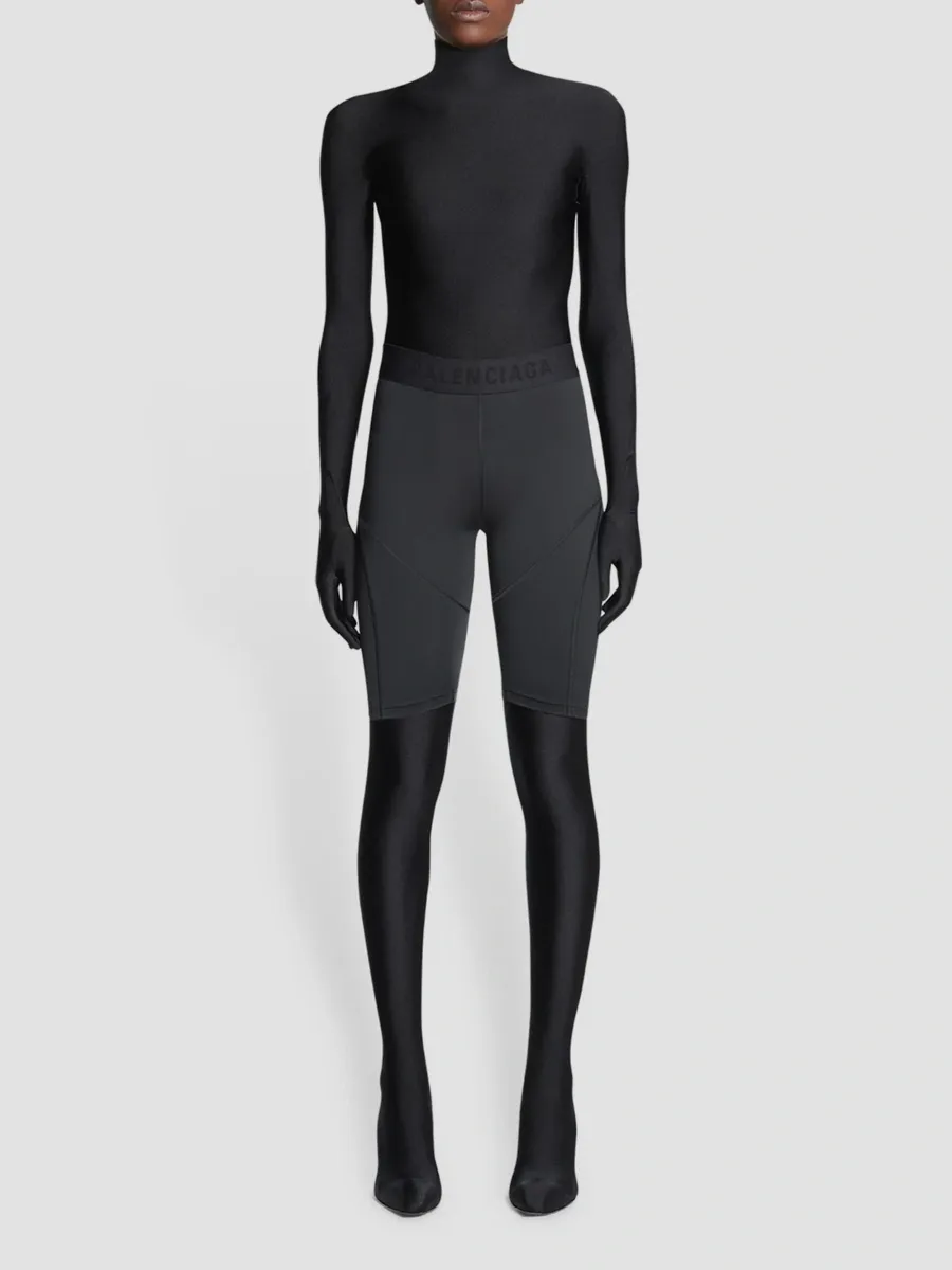 Balenciaga Women's 3b Sports Icon Athletic Cut Shorts | Thumbnail 2 Balenciaga Women's 3b Sports Icon Athletic Cut Shorts | Thumbnail 2