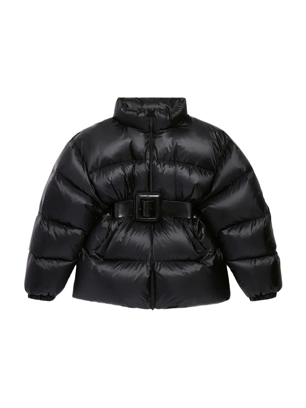Women's Belted Hourglass Short Puffer Women's Belted Hourglass Short Puffer
