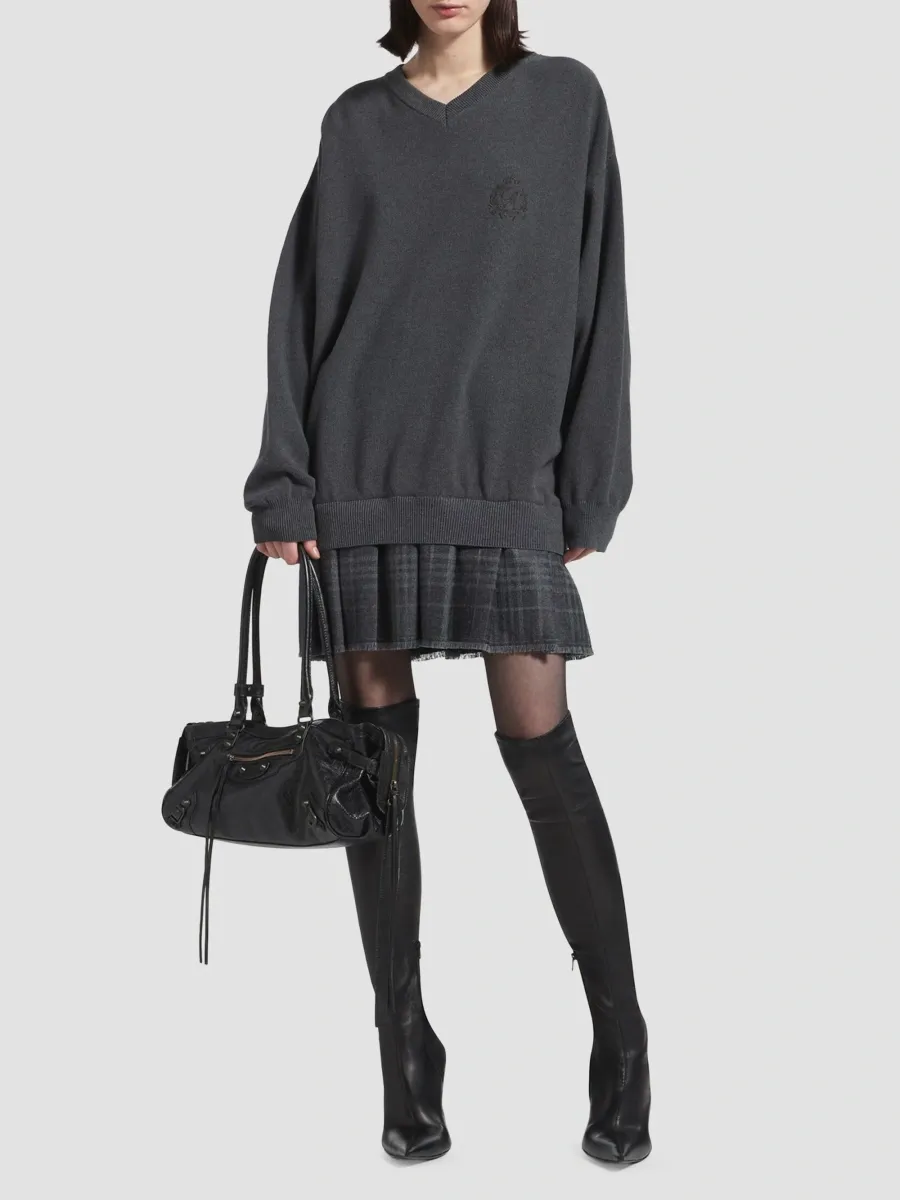 Balenciaga Women's Layered Sweater Dress | Thumbnail 2 Balenciaga Women's Layered Sweater Dress | Thumbnail 2