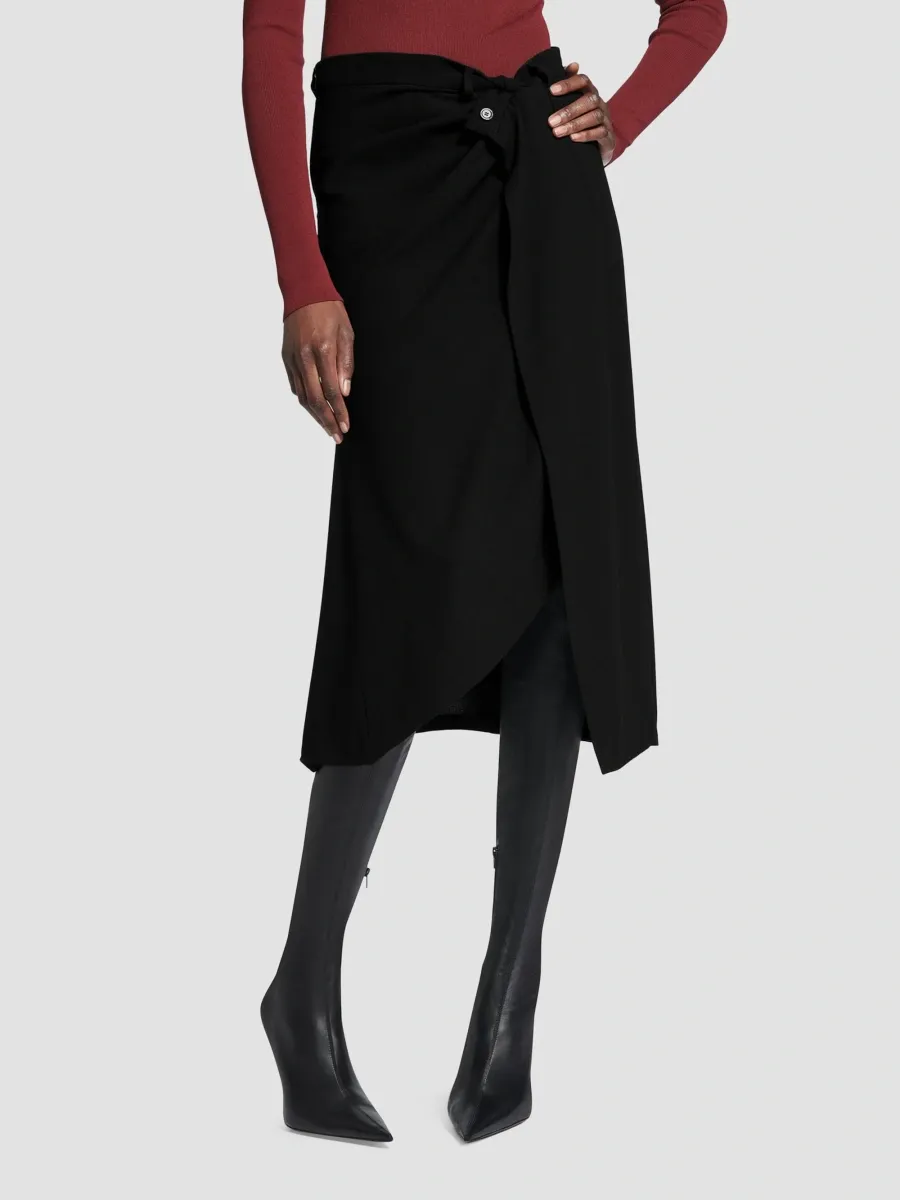 Balenciaga Women's Draped Tailored Skirt | Thumbnail 4 Balenciaga Women's Draped Tailored Skirt | Thumbnail 4