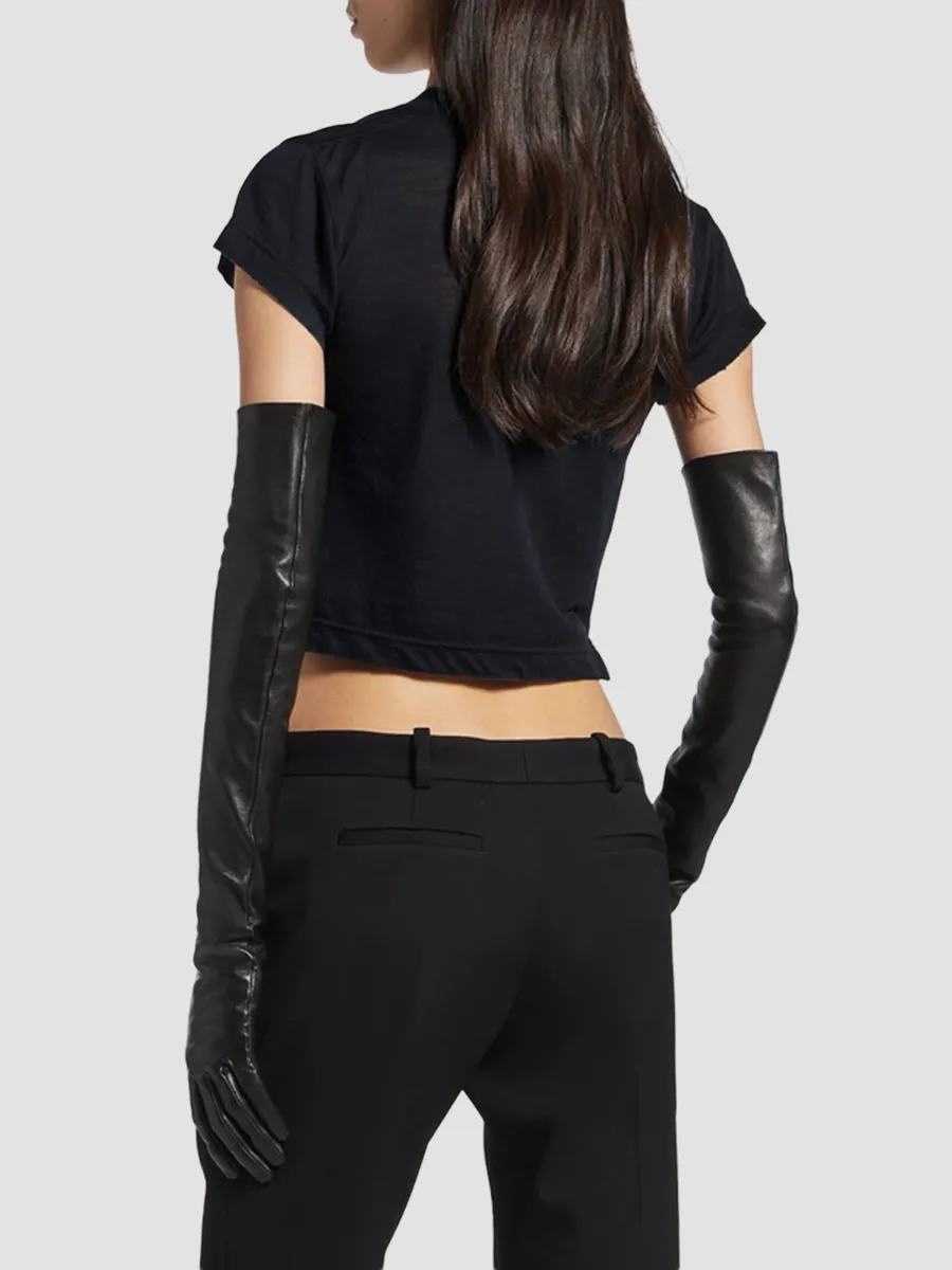 Balenciaga Women's Messy Spray Chopped Back T-Shirt | Thumbnail 5 Balenciaga Women's Messy Spray Chopped Back T-Shirt | Thumbnail 5