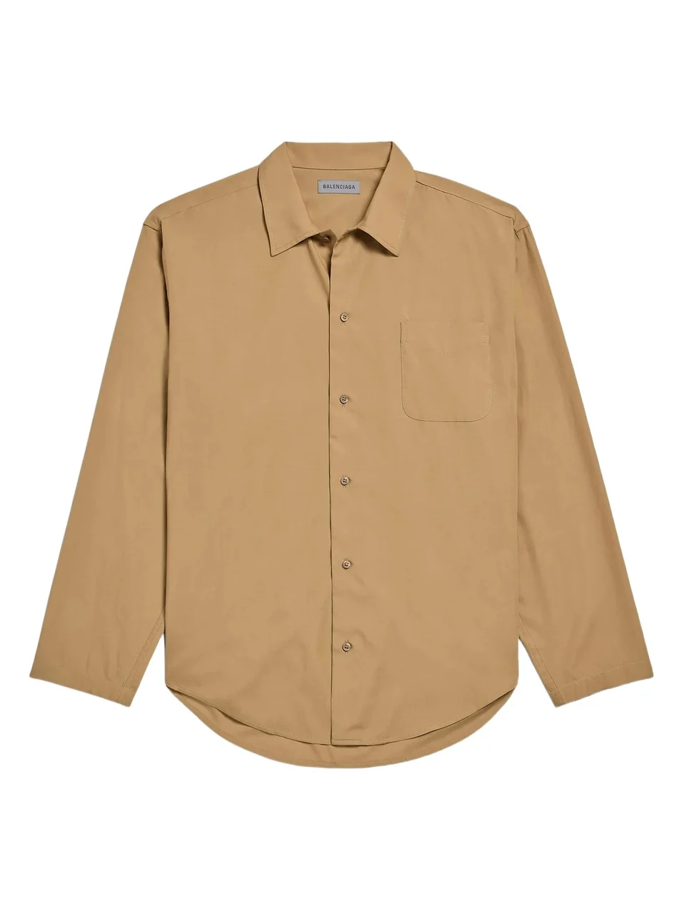 Balenciaga Men's Minimal Long Sleeve Shirt