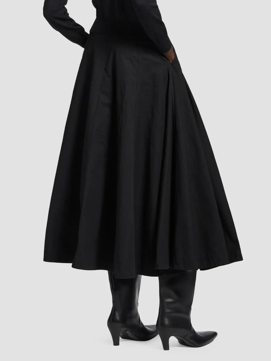 Balenciaga Women's Godet Maxi Skirt | Thumbnail 3