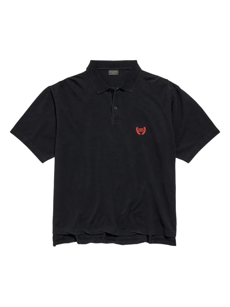 Balenciaga Men's Laurel Classic Short Sleeve Regular Polo Shirt