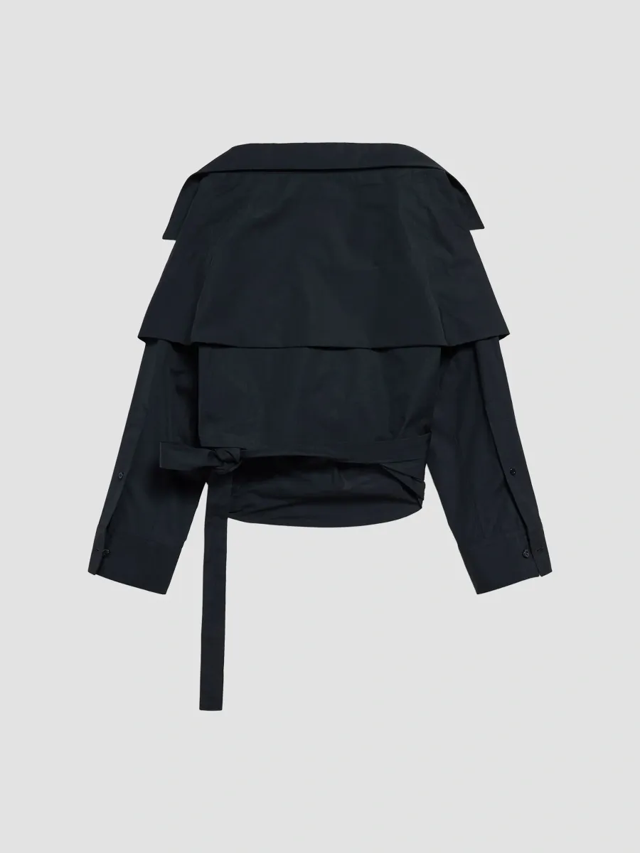 Balenciaga Women's Off-Shoulder Shirt | Thumbnail 2