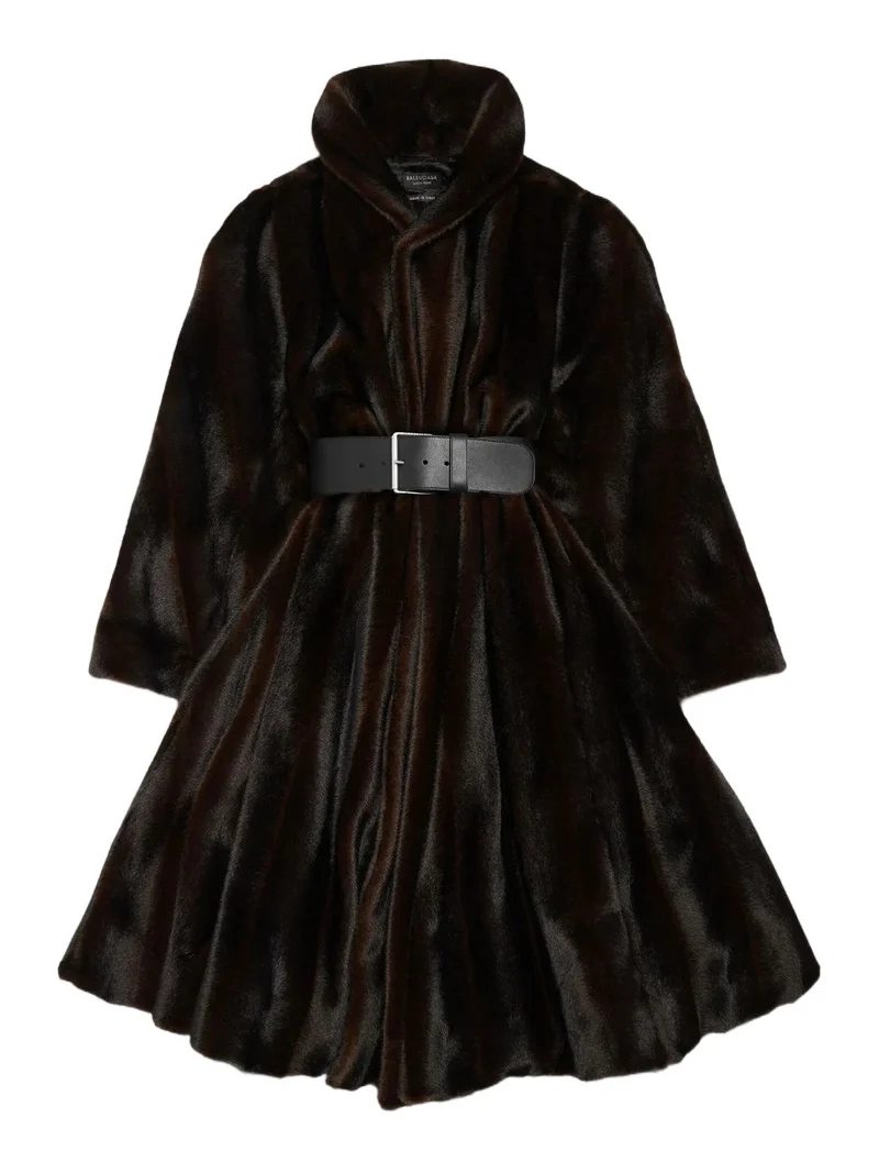 Women's A-Line Faux-Fur Coat Women's A-Line Faux-Fur Coat